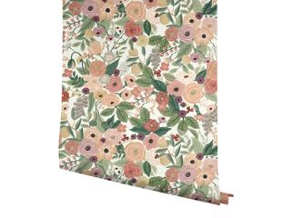 York Wallcoverings Burgundy Garden Party Wallpaper