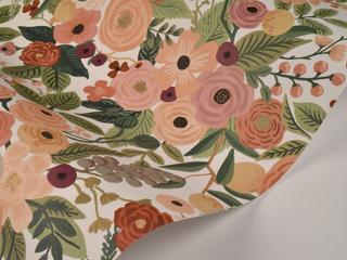York Wallcoverings Burgundy Garden Party Wallpaper