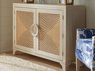 Barclay Butera Newport Lido Sailcloth Beige Accent Chest