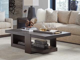 Barclay Butera Park City Quarry Rectangular Wood Cocktail Table