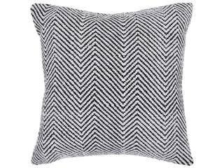 Chandra White Black Pillow