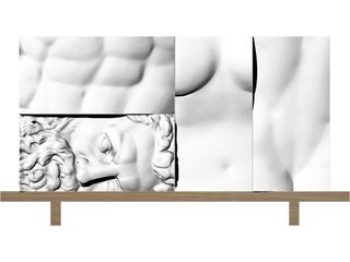 Driade Ercole E Afrodite By Lab 80" Oak Wood Sideboard