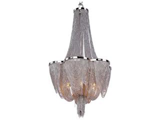 Maxim Lighting Chantilly 6-Light Polished Nickel Empire Chandelier