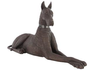 Phillips Collection Bronze Left Facing Great Dane Sculpture
