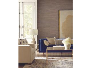 York Wallcoverings Grasscloth Resource Library Blues Knotted Grass Wallpaper