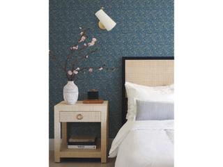 York Wallcoverings Indigo Tapestry Wallpaper