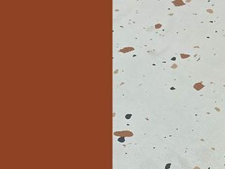 Finish: Matt Saffron Yellow Metal / Terrazzo Melamine