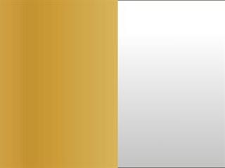 Color: Gold with Glassy Transparent Glass
