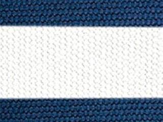 Fabric: Recacril Navy Stripe