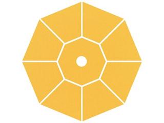 Fabric: Suncrylic Lemon Yellow
