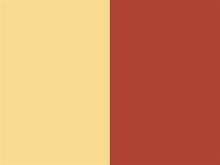 Color: Amber / Brick Red