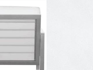 Back or Top Style: White Slatted Duraboard