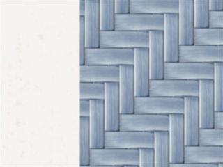 Seating Frame Finish: Chalk and Chambray