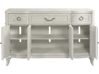 American Drew Harmony Emelie 64" Oak Wood Eggshell Sideboard