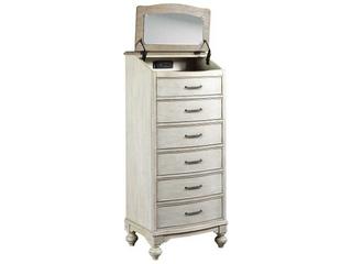 American Drew Litchfield Natick 6-Drawers Driftwood Sun Washed Beige Hardwood Accent Chest
