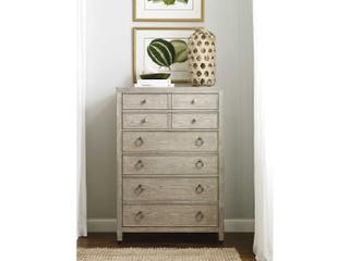 American Drew Vista Midland Oyster Brown Hardwood Accent Chest