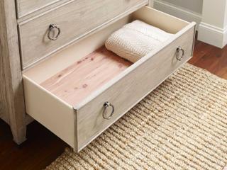 American Drew Vista Midland Oyster Brown Hardwood Accent Chest