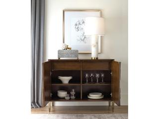 American Drew Vantage Norwalk Amaretto Gold Hardwood Accent Chest