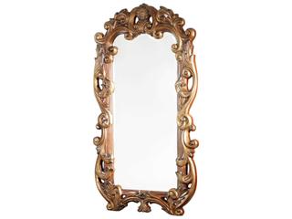 Luxecor Gilded Classic Chestnut Rectangular Dresser Mirror