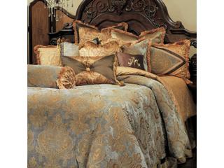Michael Amini Bedding Elizabeth Aqua Comforter Set