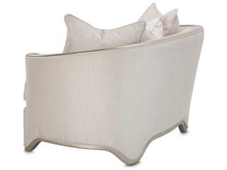 Michael Amini London Place Beige Fabric Chair and a Half