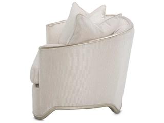Michael Amini London Place Beige Fabric Chair and a Half