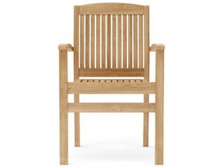 Anderson Teak Sahara Stackable Dining Armchair Set of 4