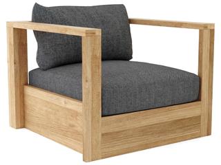 Anderson Teak Copacabana Deep Seating Outdoor Patio Lounge Chair