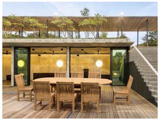 Anderson Teak Sahara Dining Side Chair 9-Piece Oval Outdoor Dining Set