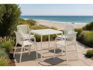 Alfresco Home Recycled Plastic Dining Set