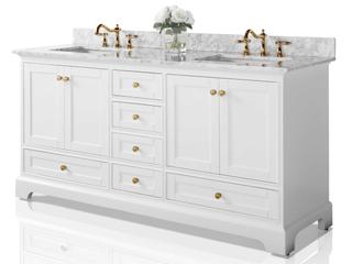 Ancerre Designs Audrey White 72" Vanity