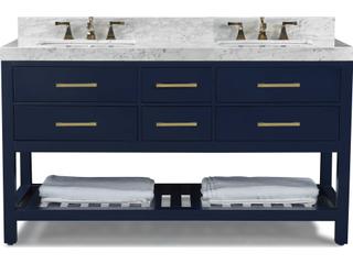 Ancerre Designs Elizabeth Heritage Blue 60" Vanity