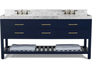Ancerre Designs Elizabeth Heritage Blue 72" Vanity