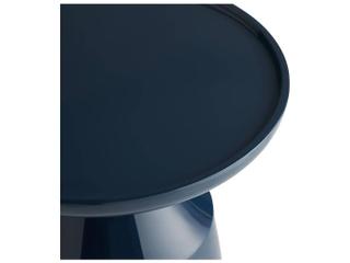 Arteriors Home Round Fiberglass Navy Turin End Table