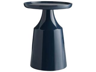 Arteriors Home Round Fiberglass Navy Turin End Table