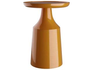 Turin Round End Table in Spice Fiberglass