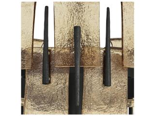 Arteriors Home Gray Black Bronze Drum Chandelier