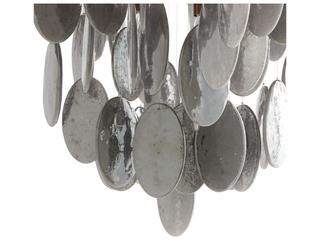 Arteriors Home Tiffany 8-Light Antique Brass Smoke Luster Gray Round Chandelier