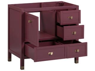 Avanity Alana 36 in. Single Sink Bathroom Vanity in Burgundy Red