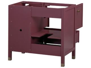 Avanity Alana 36 in. Single Sink Bathroom Vanity in Burgundy Red