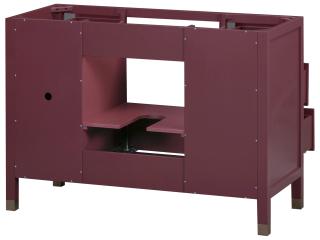 Avanity Alana 49 in. Single Sink Bathroom Vanity in Burgundy Red with Alluring Quartz Top