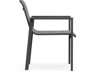 Azzurro Living Amalfi Aluminum Sling Dining Chair Set of 4