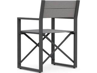 Azzurro Living Amalfi Aluminum Sling Dining Chair Set of 4