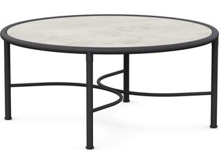 Athens Noir Round Coffee Table with Albarium Dekton Top