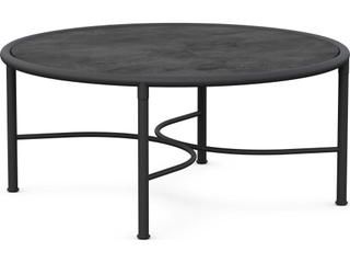 Azzurro Living Athens Noir Wrought Iron Round Coffee Table