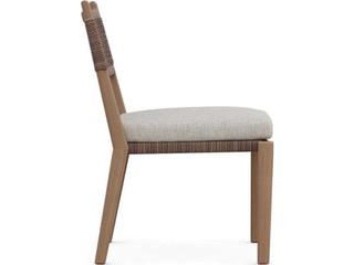 Azzurro Living Bozeman Barkaluwood Wicker Cushion Dining Chair Set of 4