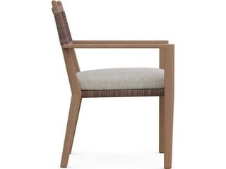 Azzurro Living Bozeman Barkaluwood Wicker Cushion Dining Chair Set of 4