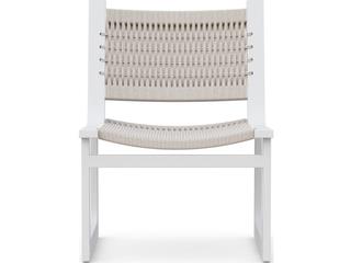 Azzurro Living Cozumel Aluminum Wicker Dining Chair Set of 2