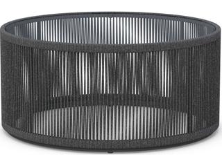 Azzurro Living Malta Pebble All-weather Textelene Rope Round Coffee Table