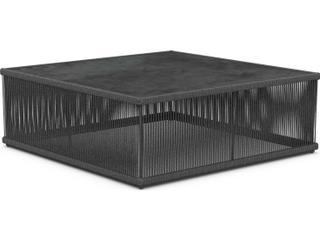 Azzurro Living Malta Pebble All-weather Textelene Rope Square Coffee Table